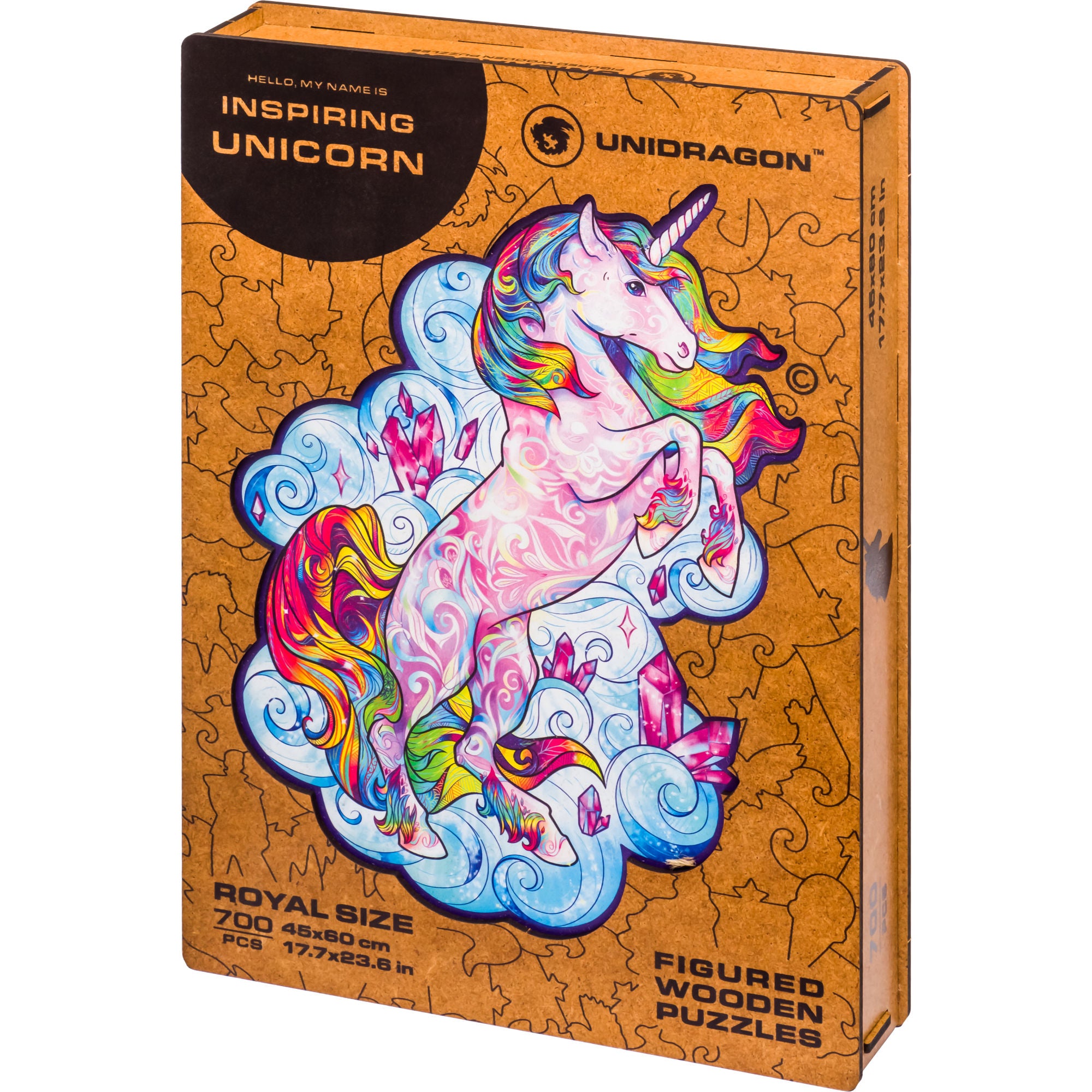Unidragon Wooden Puzzle Jigsaw, Best Gift for Adults and Kids, Unique Shape  Jigsaw Pieces Inspiring Unicorn, 10.2 x 12.6 in (26 x 32 cm) 195 pcs,  Medium – TopToy