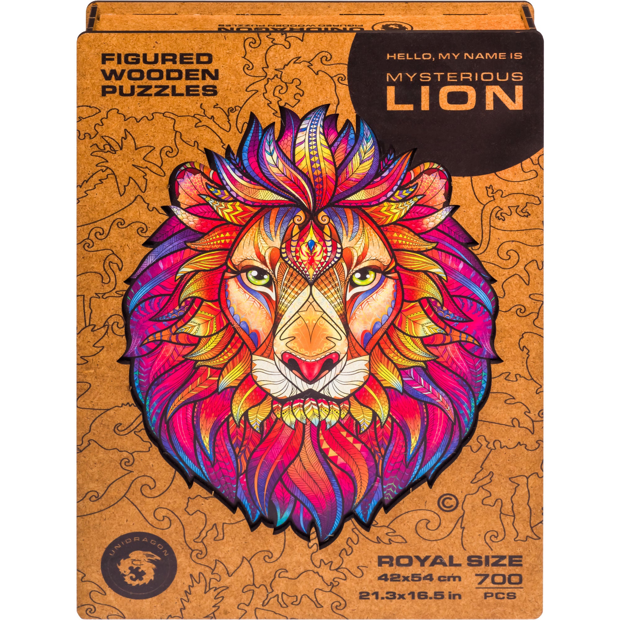 WOODEN JIGSAW PUZZLE MYSTERIOUS LION – The Joy Box